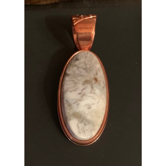 Jay King Copper and Dendritic Agate Pendant - Picture 3 of 5